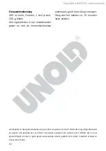 Preview for 60 page of Unold 78605 Instructions For Use Manual