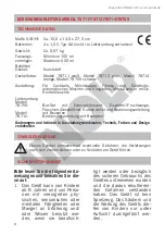 Предварительный просмотр 8 страницы Unold 787 Series Instructions For Use Manual