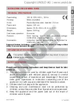 Preview for 17 page of Unold 78826 Instructions For Use Manual