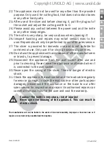 Preview for 19 page of Unold 78826 Instructions For Use Manual