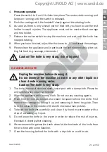 Preview for 21 page of Unold 78826 Instructions For Use Manual