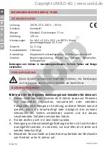 Preview for 8 page of Unold 78856 Instructions For Use Manual