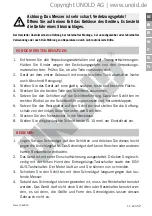 Preview for 11 page of Unold 78856 Instructions For Use Manual