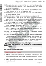 Preview for 18 page of Unold 78856 Instructions For Use Manual