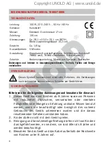 Preview for 8 page of Unold 78860 Instructions For Use Manual