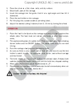 Preview for 19 page of Unold 78860 Instructions For Use Manual