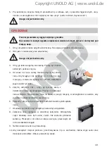 Preview for 49 page of Unold 78860 Instructions For Use Manual