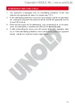 Preview for 25 page of Unold 86130 Instructions For Use Manual