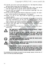 Preview for 20 page of Unold 86440 Instructions For Use Manual