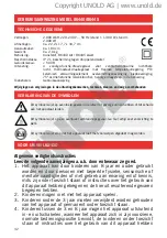 Preview for 32 page of Unold 86440 Instructions For Use Manual