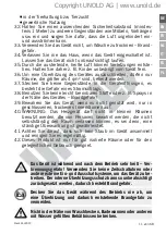 Preview for 11 page of Unold 86450 Instructions For Use Manual