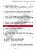 Preview for 10 page of Unold 86610 Instructions For Use Manual