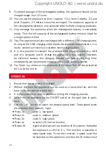 Preview for 18 page of Unold 86610 Instructions For Use Manual