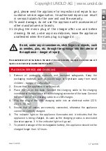 Preview for 17 page of Unold 86630 Instructions For Use Manual