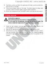 Preview for 19 page of Unold 86630 Instructions For Use Manual