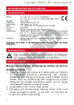 Preview for 6 page of Unold 86640 Instructions For Use Manual