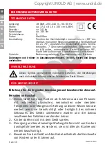 Preview for 6 page of Unold 86790 Instructions For Use Manual