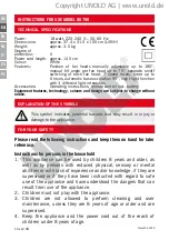 Preview for 16 page of Unold 86790 Instructions For Use Manual