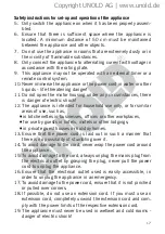 Preview for 17 page of Unold 86880 Instructions For Use Manual