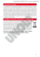 Preview for 33 page of Unold 86880 Instructions For Use Manual