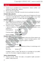 Preview for 66 page of Unold 86880 Instructions For Use Manual