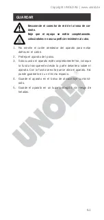 Preview for 51 page of Unold 87600 Instructions For Use Manual