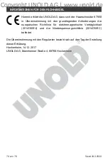 Preview for 74 page of Unold 87850 Instructions For Use Manual