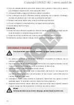 Предварительный просмотр 70 страницы Unold EDEL Instructions For Use Manual