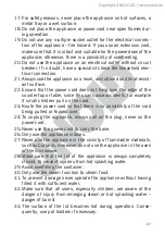 Preview for 27 page of Unold MINI ALLROUND Instructions For Use Manual