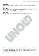 Preview for 35 page of Unold MINI ALLROUND Instructions For Use Manual