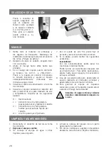 Preview for 28 page of Unold Premium Silver Traveller 87025 Instructions For Use Manual