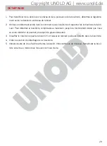 Preview for 29 page of Unold SLIM 18560 Instructions For Use Manual