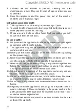 Preview for 22 page of Unold TO GO Instructions For Use Manual