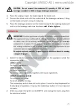 Preview for 25 page of Unold TO GO Instructions For Use Manual