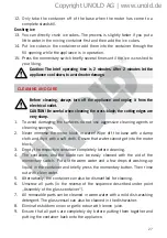 Preview for 27 page of Unold TO GO Instructions For Use Manual