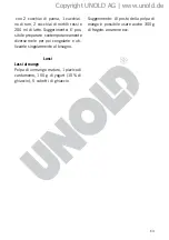 Preview for 63 page of Unold TO GO Instructions For Use Manual