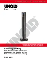 Unold TURMVENTILATOR SKYLINE 86855 Instructions For Use Manual preview