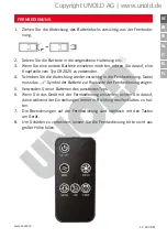 Preview for 11 page of Unold TURMVENTILATOR SKYLINE 86855 Instructions For Use Manual