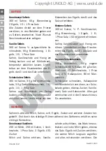 Preview for 16 page of Unold UNO 48825 Instructions For Use Manual