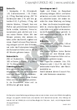 Preview for 22 page of Unold UNO 48825 Instructions For Use Manual