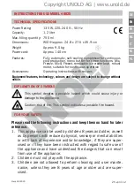 Preview for 25 page of Unold UNO 48825 Instructions For Use Manual