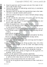 Preview for 26 page of Unold UNO 48825 Instructions For Use Manual