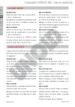 Preview for 48 page of Unold UNO 48825 Instructions For Use Manual