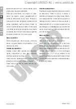 Preview for 52 page of Unold UNO 48825 Instructions For Use Manual