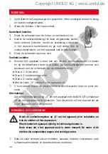 Preview for 28 page of Unold WINDMASCHINE Speed 86756 Instructions For Use Manual