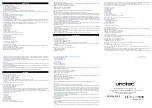 Preview for 2 page of unotec 20.0164.01.00 Manual