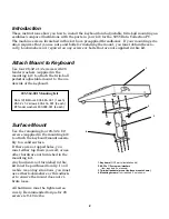 Preview for 2 page of Unova Intermec 5055 Keyboard Mounts Installation Instructions