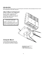 Preview for 3 page of Unova Intermec 5055 Keyboard Mounts Installation Instructions