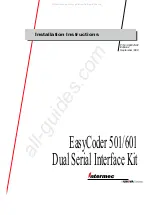 Предварительный просмотр 1 страницы Unova Intermec EasyCoder 501 Installation Instructions Manual