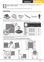 Предварительный просмотр 9 страницы Unox 596724 Instruction Manual